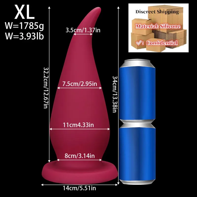 Silicone Malaking Anal Plug Malaking Butt Plug Dildo Anal Dilator Ass plug Masturbator Adult Sex Toys 18 Para sa Mga Lalaki Babae Gay Sex Shop 성인용품 — image 11