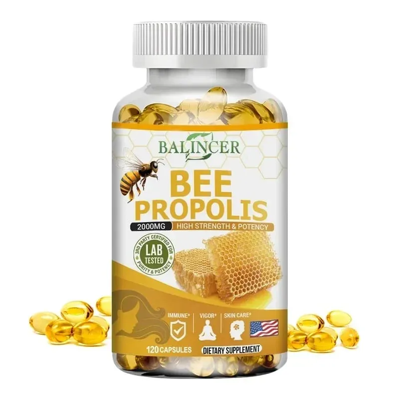 Balincer Propolis Extract Capsules - 2000 Mg Supports Joint Health Promotes Bone Health Enhances Immunity Antioxidant — image 9