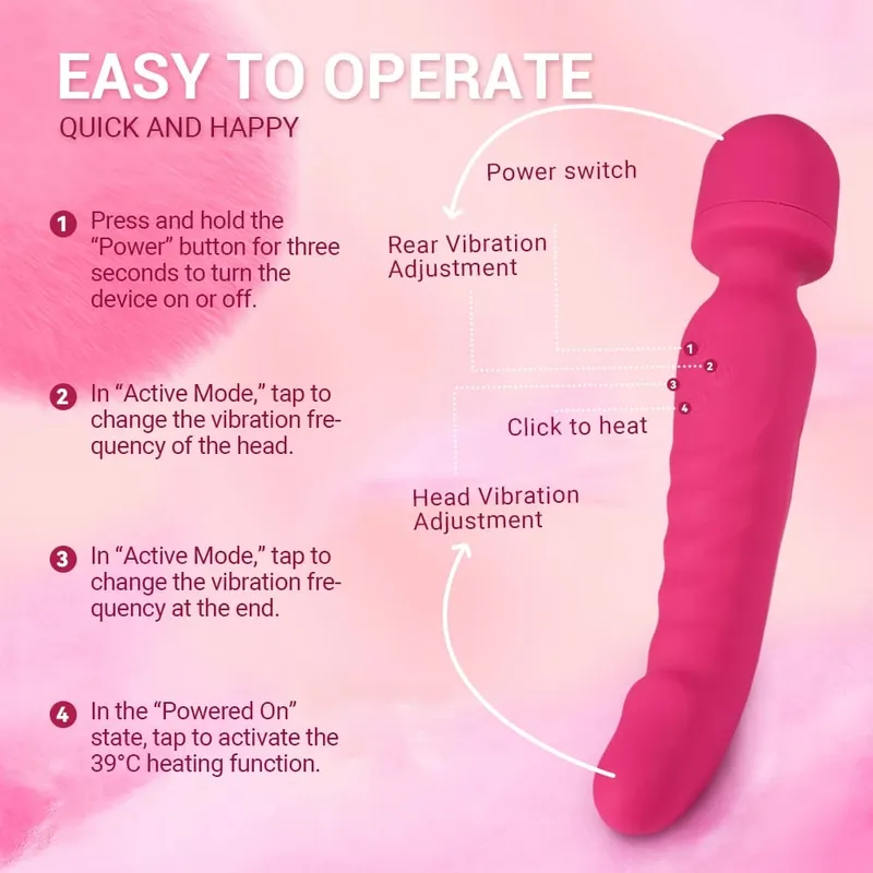 Ισχυρό AV Magic Wand Dildo Vibrator για γυναίκες Ερωτικά παιχνίδια διεγέρτης κλειτορίδας G Spot Κόλπος μασάζ Παιχνίδια σεξ για ενήλικες για γυναίκες