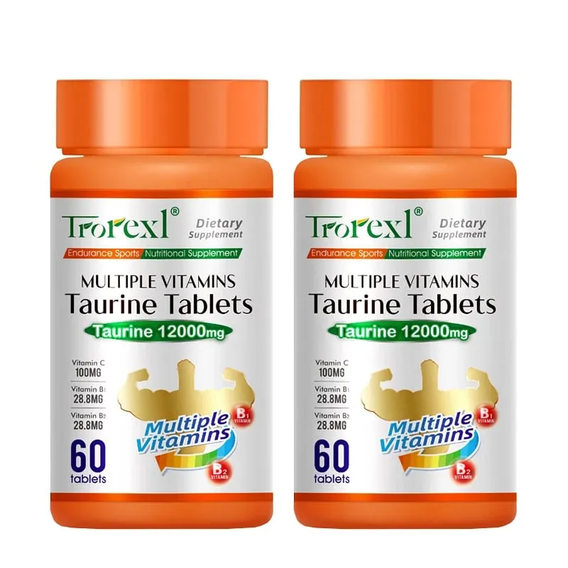 Multiple Vitamins Taurine Tablets for Energy boost fatigue relief and enhance physical strength