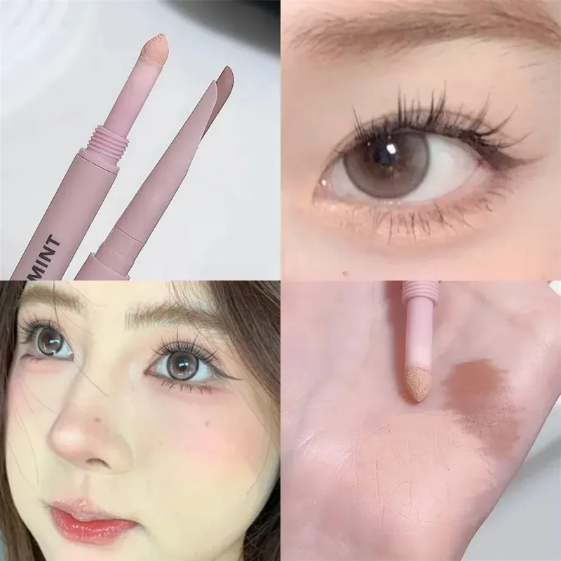 Dual End Glitter Matte Aegyosal Pen Brightening Highlight & Shadow Stick Eye Makeup Lying Silkworm Eyeliner Gel Pencil 애교살 펜 — image 17