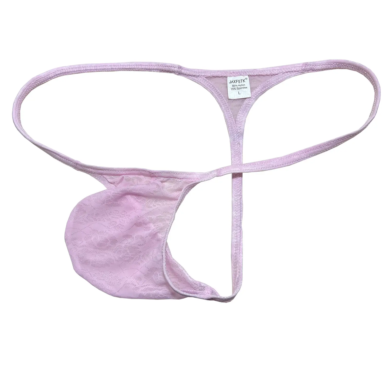 Mens Ultra-Thin Lace Jacquard Thong Underwear Soft Breathable Lightweight Mesh Panties Men Thong G-string Low Rise No-Show Brief — image 5