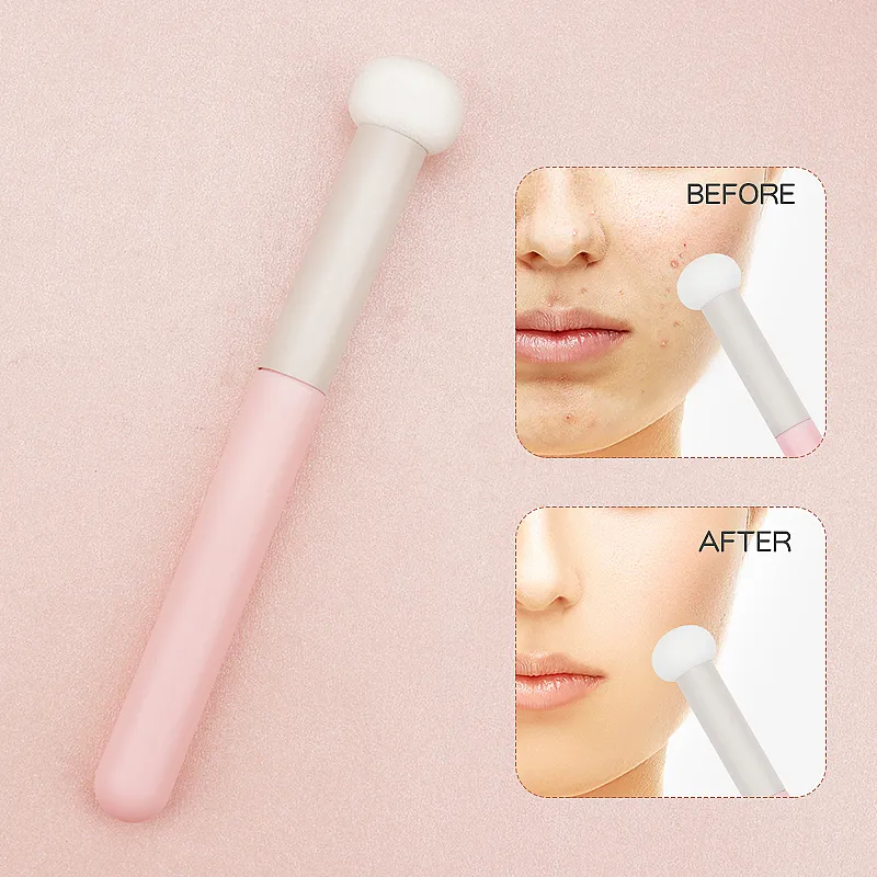 1 τεμ. Μαλακά πινέλα μακιγιάζ Σφουγγάρι Concealer Πινέλο Κραγιόν Πούδρα χειλιών Puff Wet Dry Use Foundation Contour Cosmetic Tools