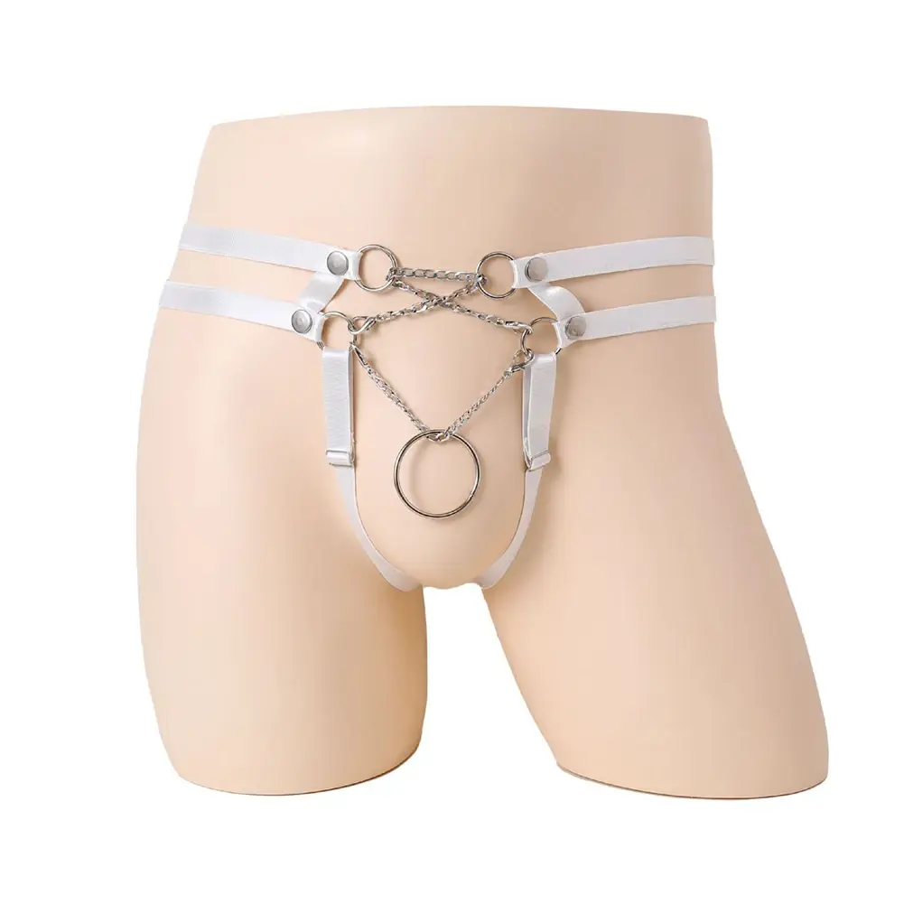 บุรุษเซ็กซี่ Cockring G-Strings เซ็กซี่ Toy Mens O-แหวนชุดชั้นในสำหรับ Hot Man ต่ำเอว Jockstrap ชุดชั้นในเกย์ sissy Pouch Underpants — image 2