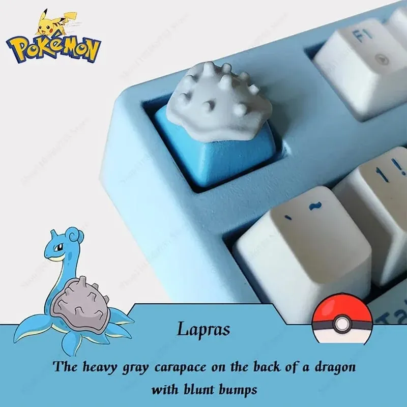 Pokemon Anime Cute Tail Keycaps Pikachu Gengar Eevee Keyboard Cap for Cross Shaft Μηχανικό πληκτρολόγιο 3D Resin Keycaps Το καλύτερο δώρο — image 15