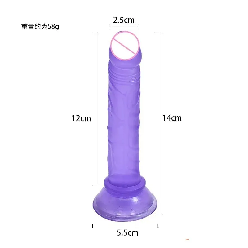 KWD Erotic Soft Jelly Dildo Anal Butt Plug Ρεαλιστική ισχυρή βεντούζα για ενήλικες Παιχνίδια με σημείο G Οργασμός μεγάλο πέος σεξουαλικά παιχνίδια για γυναίκες — image 8