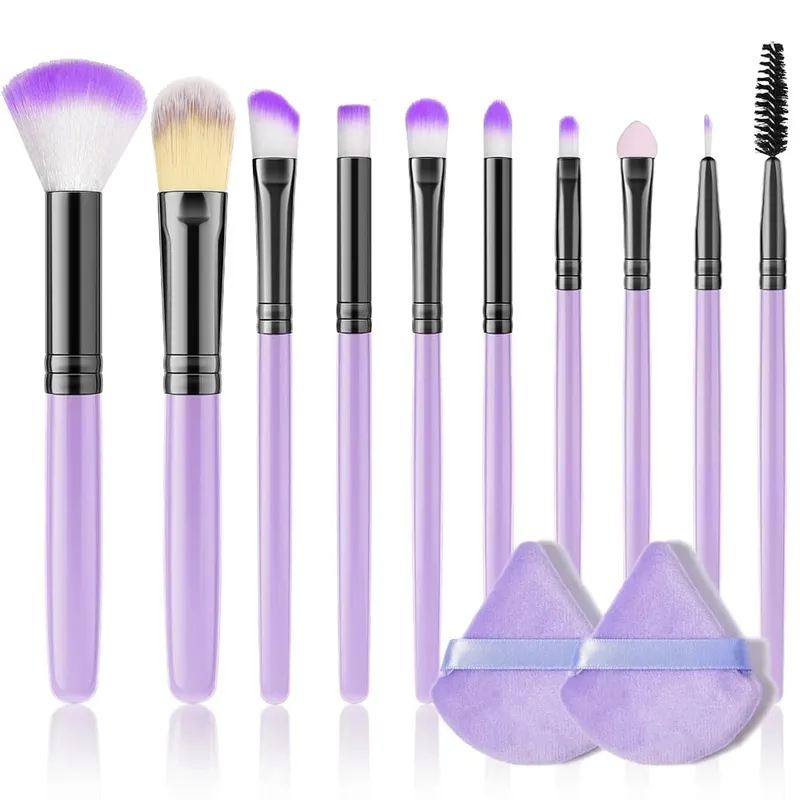סט מברשות איפור חדש 10/32 יחידות Soft Fluffy Powder Foundation Contour סומק קונסילר צלליות מיזוג סימון כלי יופי