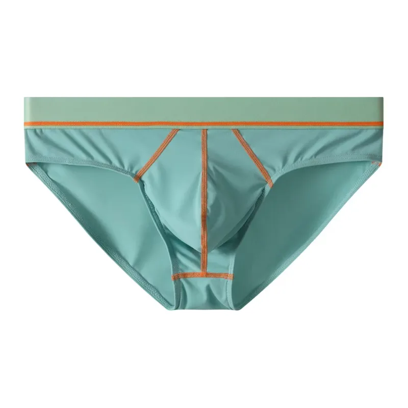 Men's ice briefs briefs Men's sensible pouch sports wicking sweat breathable mid-waist shorts
