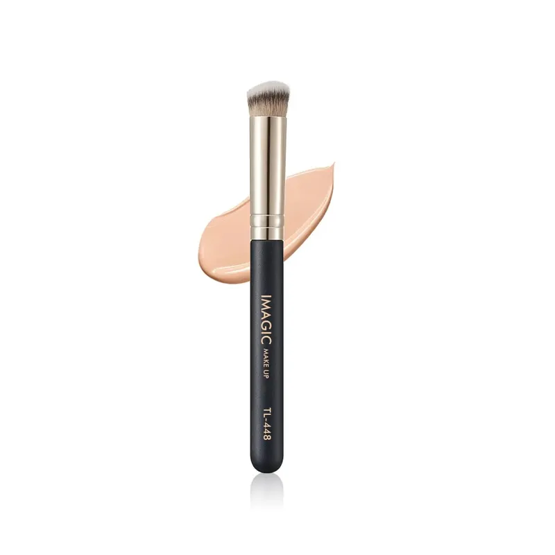 Pincel corretivo macio para base de cabelo sintético, pincéis de mistura para contorno, cuidados com a pele, cosméticos profissionais, ferramentas de beleza
