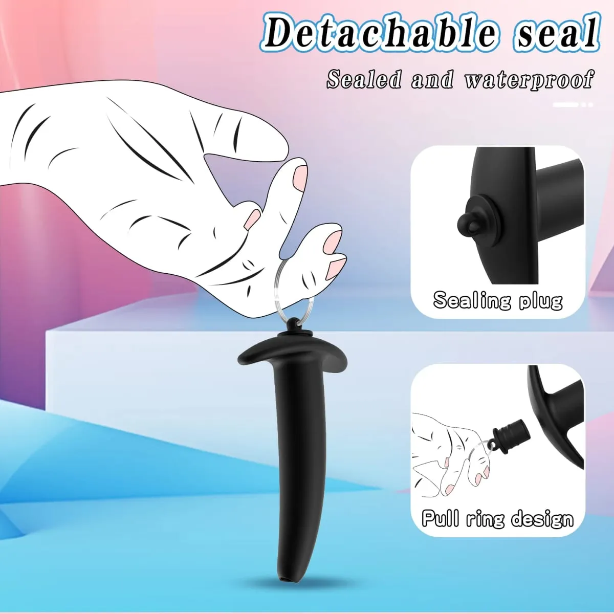 Hollow Speculum Peeking Anal Beads Butt Plug with Stopper Expander Tunnel Enema Anus Dilation Dilation Παιχνίδια σεξ ενηλίκων για γυναίκες άντρες ομοφυλόφιλοι — image 3