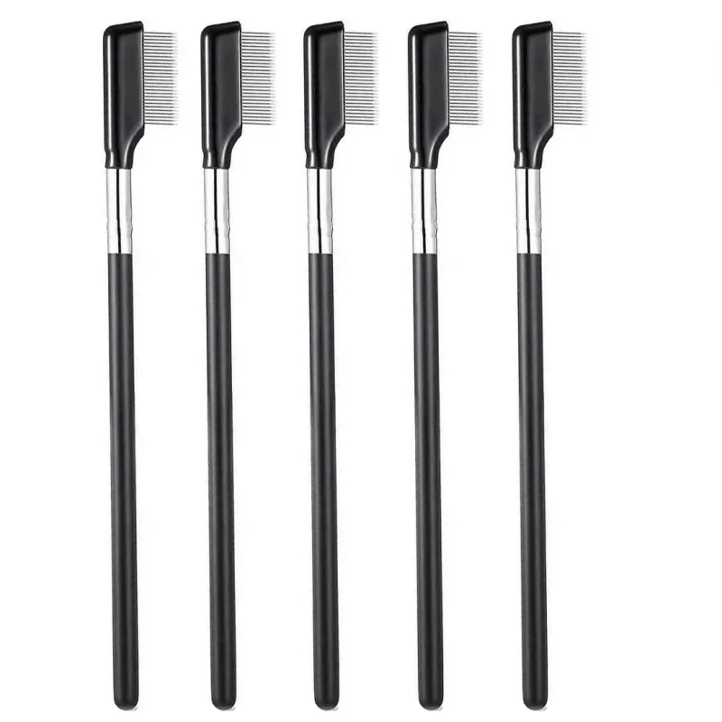 1pc Eye Brow Makeup Brush stainless steel Eyelash Comb Make Up Brushes Lashes 2 sides Grooming Beauty Cosmetic Tools multiple — image 15