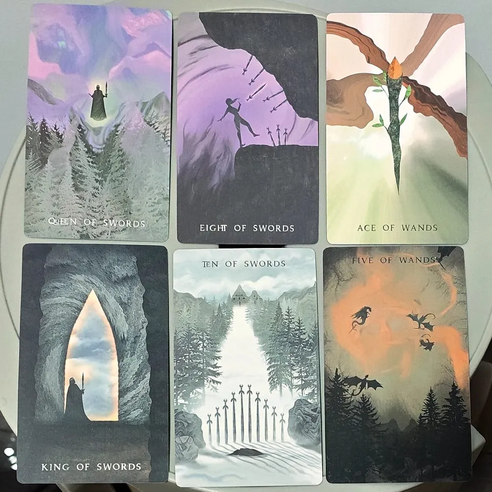The Shadows We Cast 12*7cm Star Seeker Tarot Deck in Rigid Box - Atmospheric & Mystical 79-card set for Intuitive Readings — image 3