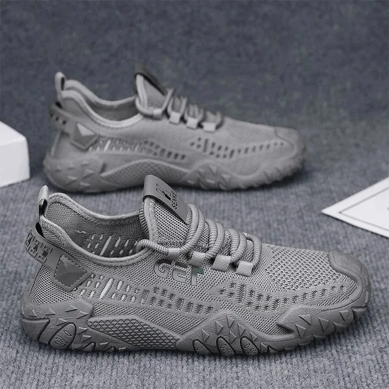 Men's 2026 New Summer Mesh Sneakers Lightweight Running Sports Walking Shoes Breathable Soft Sole Non-slip Casual Shoes