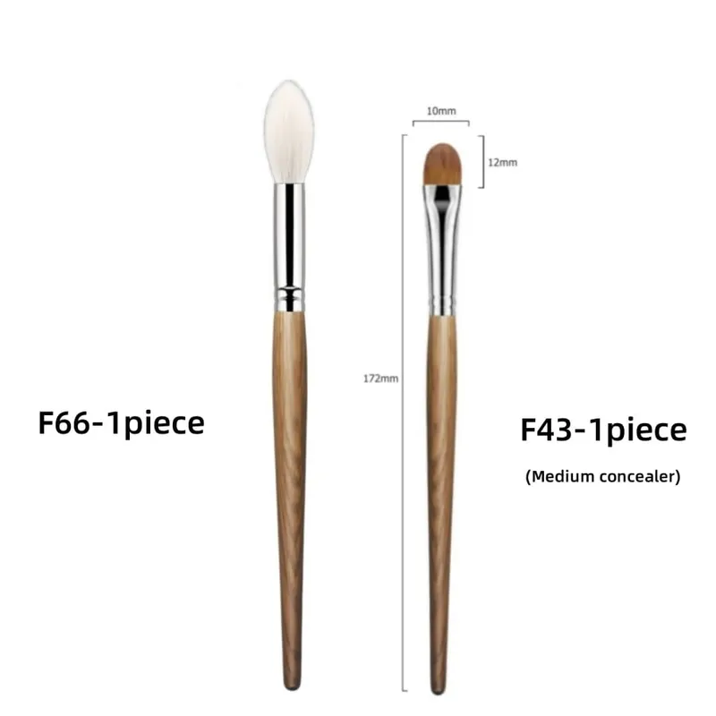 Tapered Highlighter Brush Υψηλής ποιότητας φυσική τρίχα που ρυθμίζει το πρόσωπο Powder Blending Blusher Πινέλα μακιγιάζ