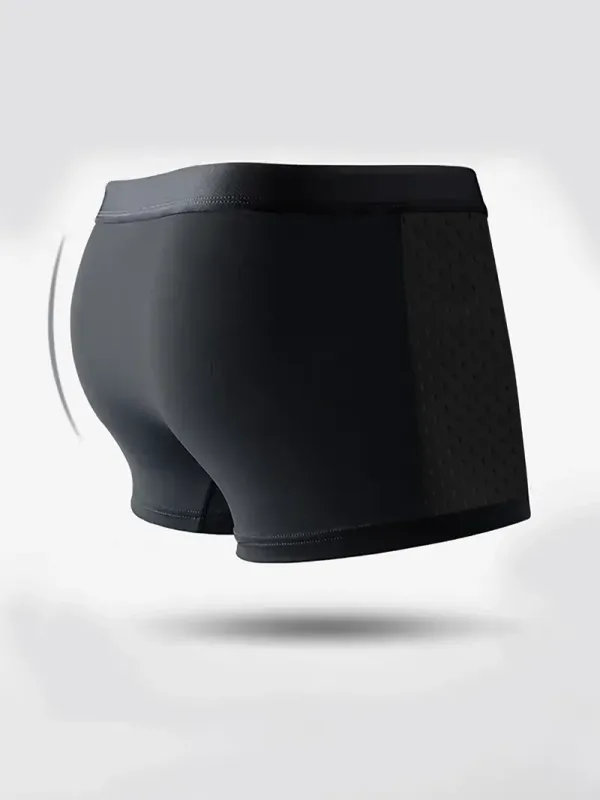 8 Pack Mesh Men's Underwear with Ice Silk Breathable and Comfortable, Fashionable and Sexy Men's Flat Corner Shorts Men Boxer — image 3