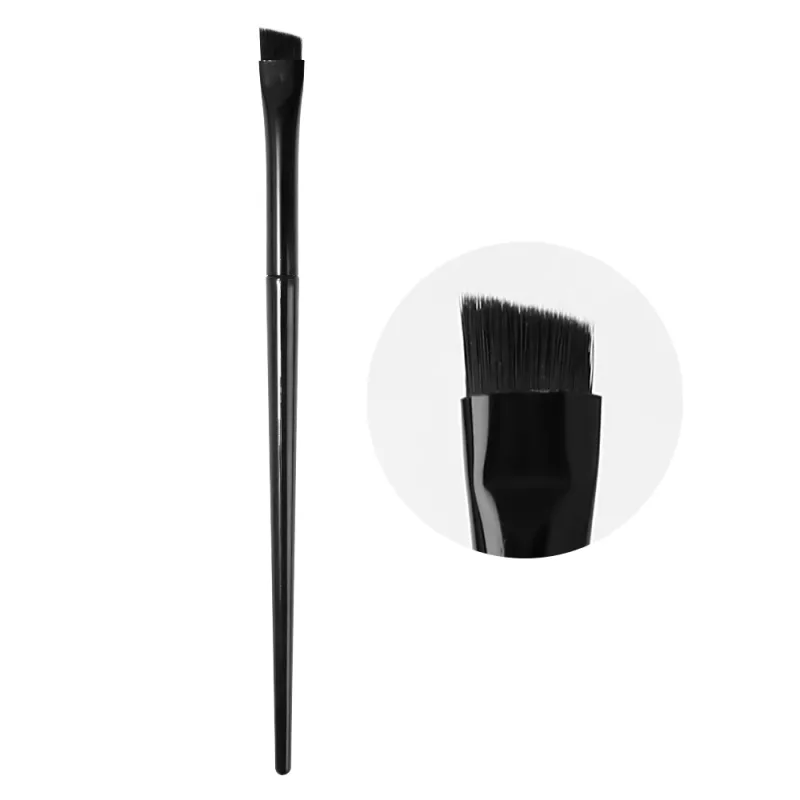Eyebrow Eyeliner Brush Professional Multi-purpose Silicone Flat Blade Eyeliner Brush Precise Detail Brow Contour Makeup Brushes — image 9