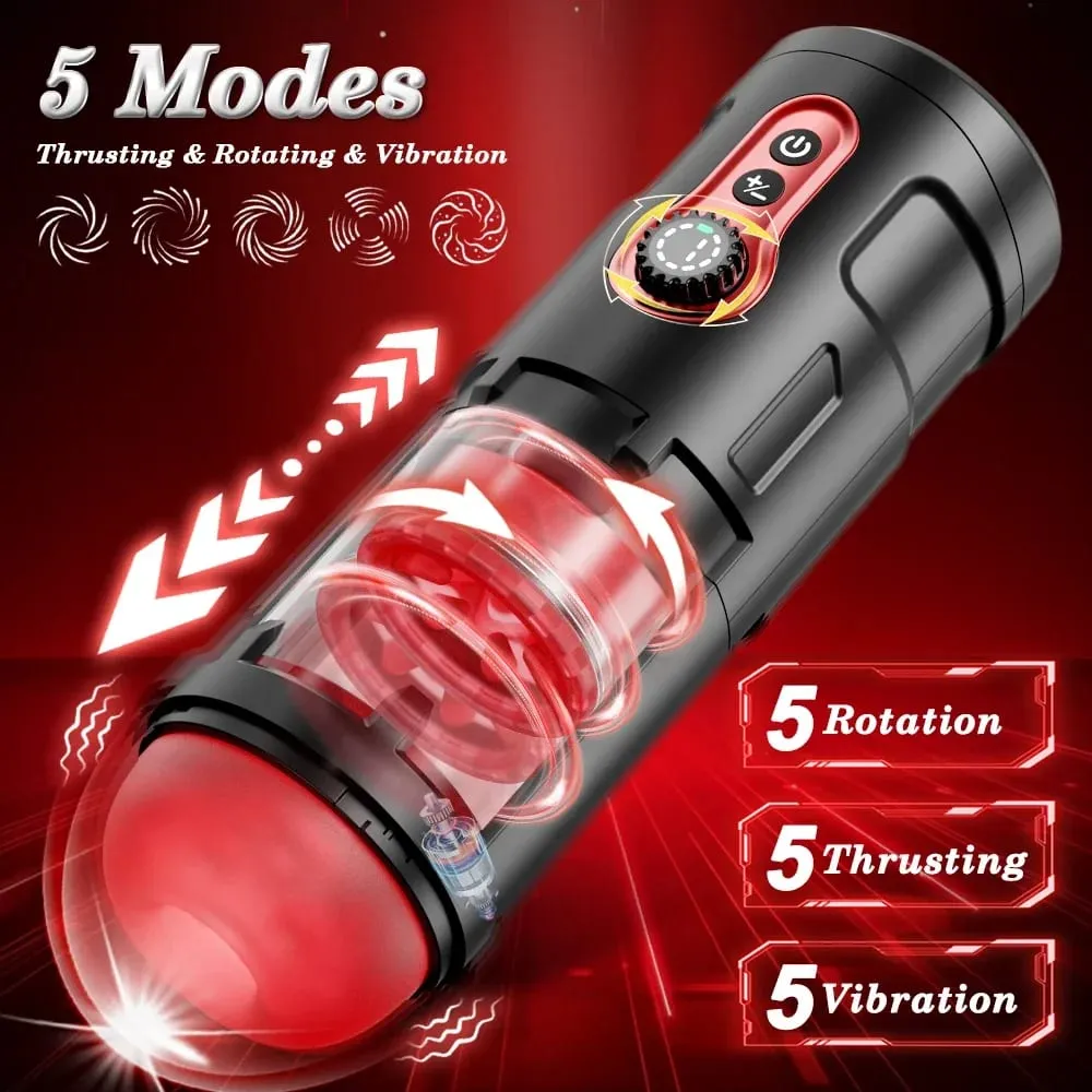 Automatic Male Masturbator Telescopic Rotation Sucking Machine Piston Blowjob Adult Goods Man Masturbation Sex Toy for Men