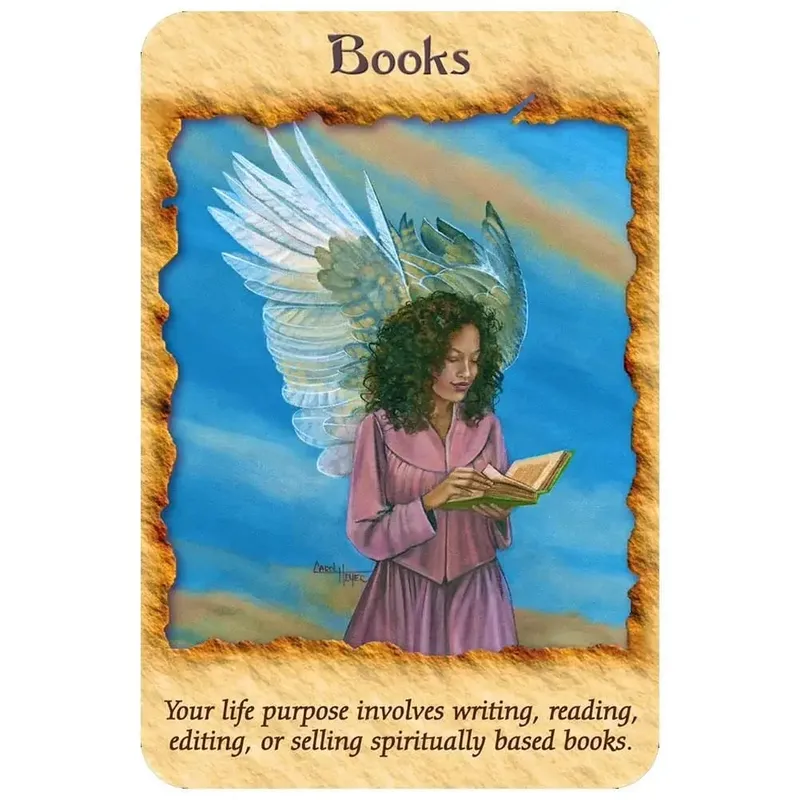 Angel Therapy קלפי אורקל PDF ספר הדרכה קלפי טארוט משחקי לוח למסיבה משפחתית צעצועי ילדים לנשים