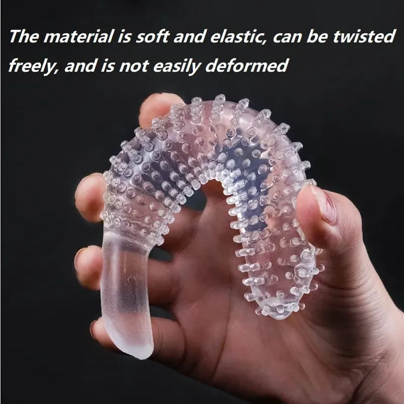 Fairy Stick-maza de gránulos grandes, tapón Anal para pene suave y transparente, tapón Anal, Juguetes sexuales para hombre, mujer, parejas, estimulación Vaginal y Anal — image 4