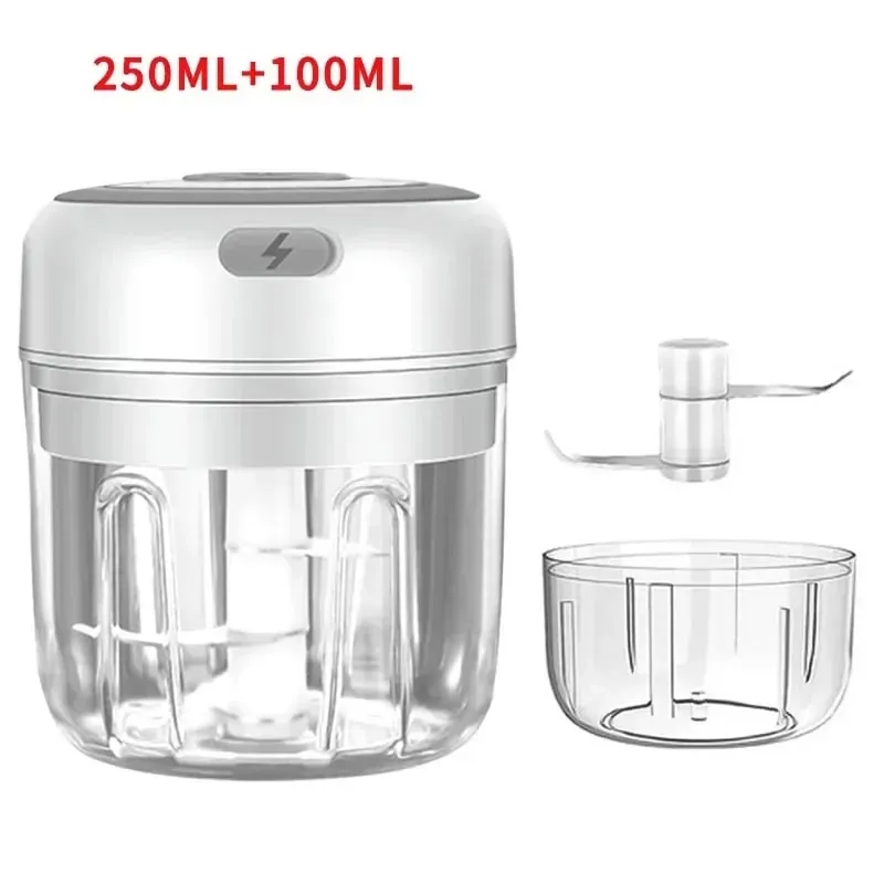 250/100ML Κιμάς σκόρδου USB Φόρτιση Ισχυρός μίνι ηλεκτρικός κόφτης σκόρδου Φορητός θραυστήρας σκόρδου Κουζίνας Κουζίνας Τροφίμων Unisex — image 16
