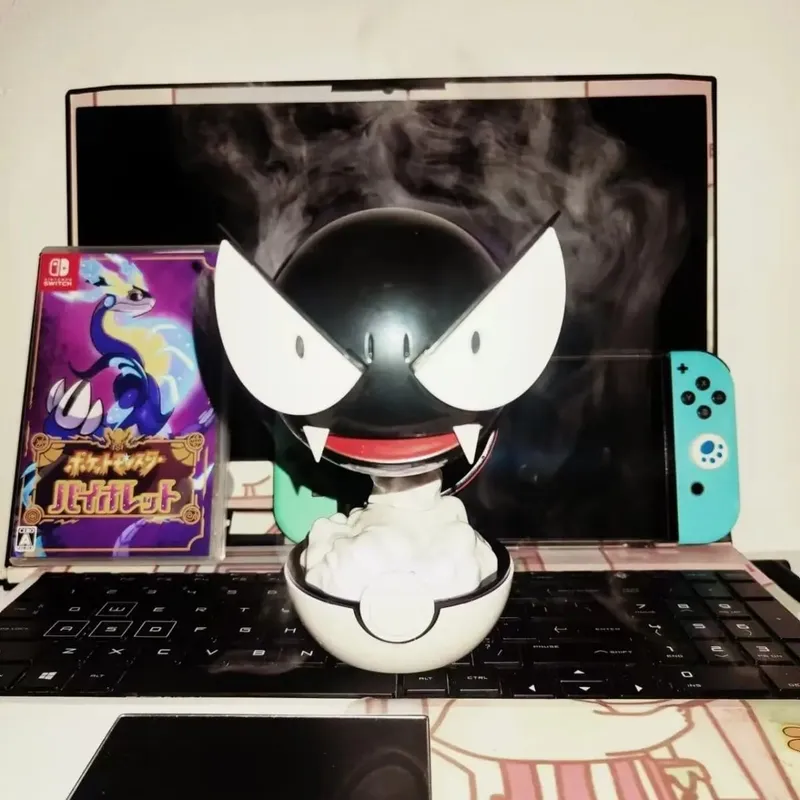 אנימה PokéMon Gengar ספריי מכשיר אדים מנורת לילה מטהר אוויר מטהר אוויר קישוט חדר קישוט עיצוב יצירתי פריפריה מתנה