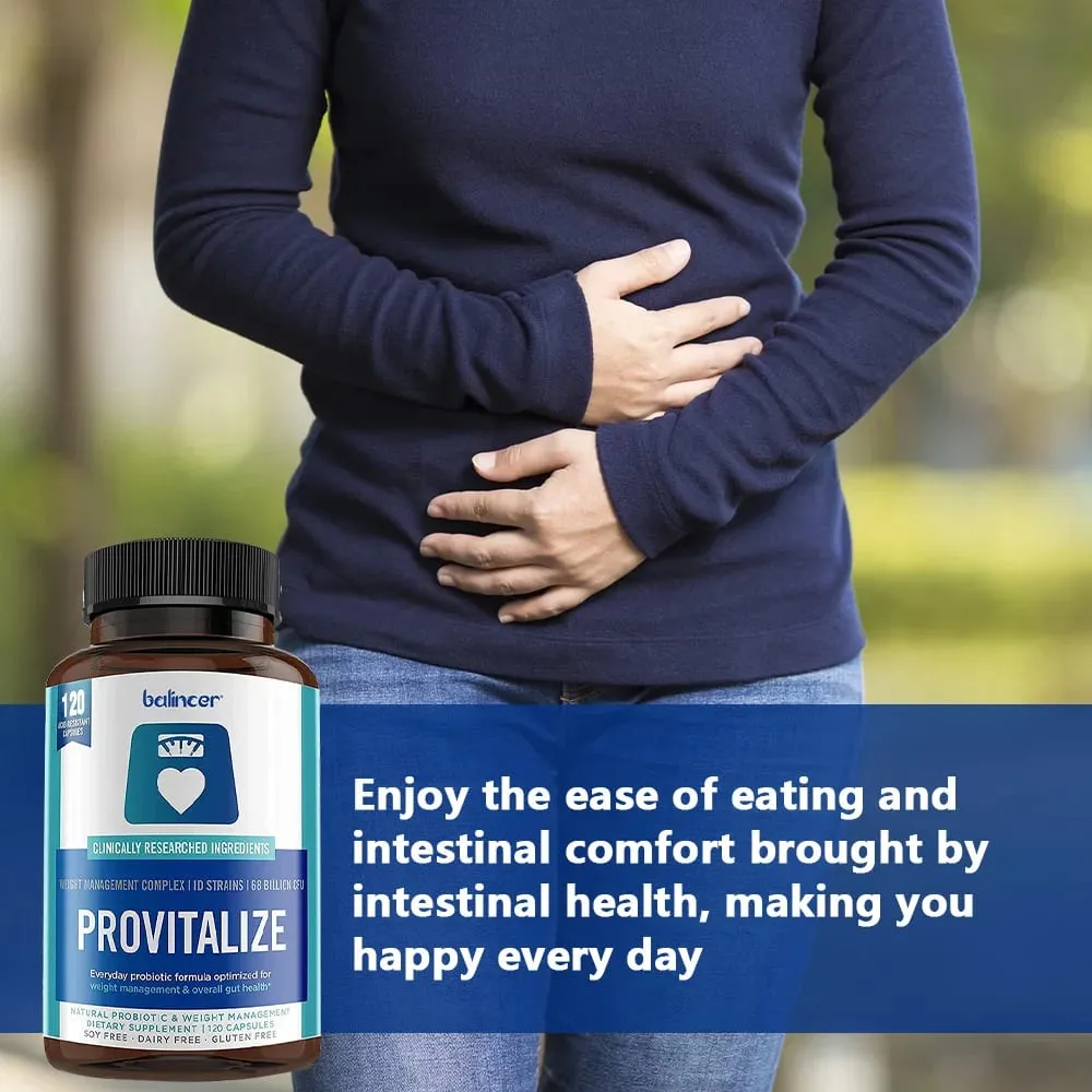 Provitalize Capsules - Γυναικεία προβιοτικά + Moringa Weight Management Immune Health & Gut Health Support 30/60/120 Caps — image 5