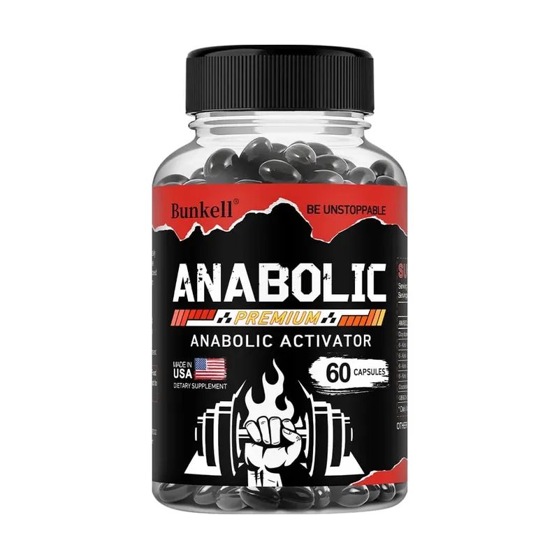 Men’s Muscle Builder Capsules Lean Muscle Growth Strength Endurance Recovery Metabolism & Abs Support 30/60/120 Capsules
