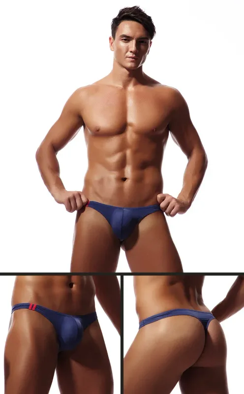Men's Thongs G String Sexy Gay Sissy Underwear Briefs Man Jockstrap T Back Underpants Penis Pouch Breathable Panties — image 16
