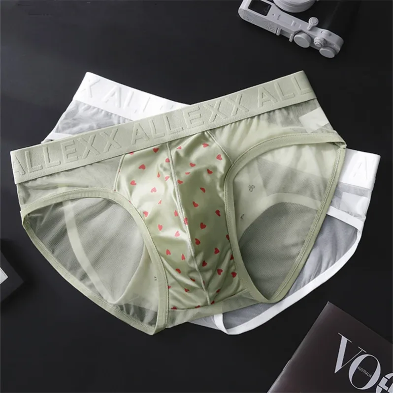 adults 18 plus cueca mesh men's underwear letter waist cuecas masculino print calzoncillos hombre 3D convex bag man lingеrie new — image 7