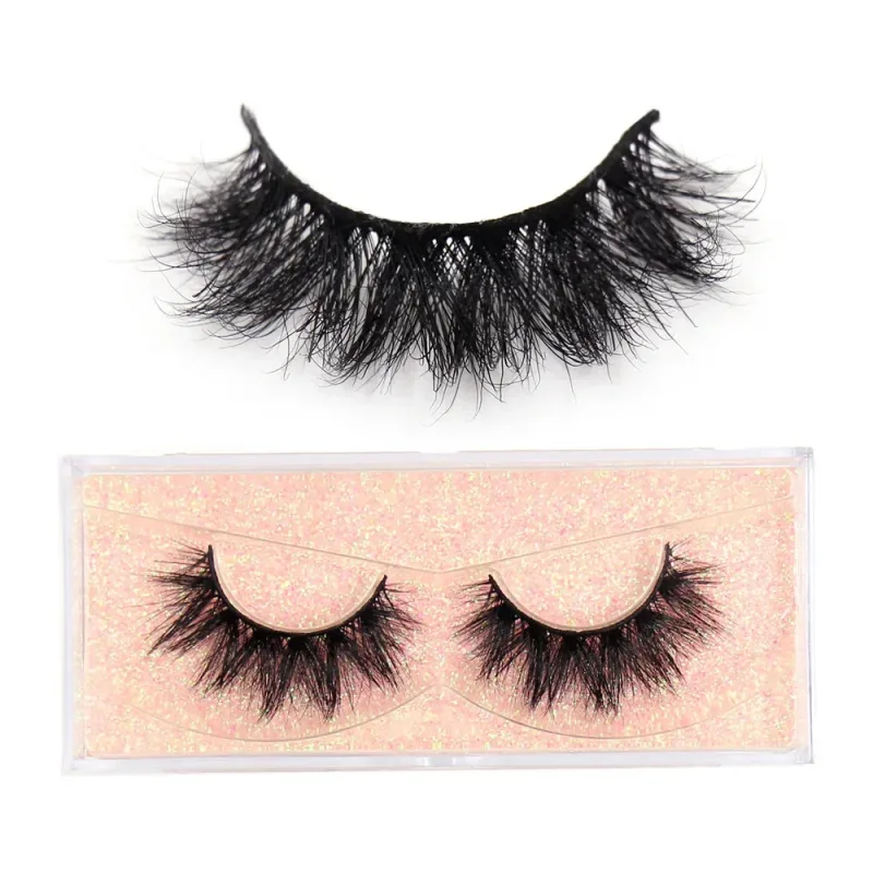 3D Mink Lashes Μαλακές τρίχες Ψεύτικες βλεφαρίδες Αφράτος όγκος Wispy Fake Lashes Extension Μακιγιάζ — image 32