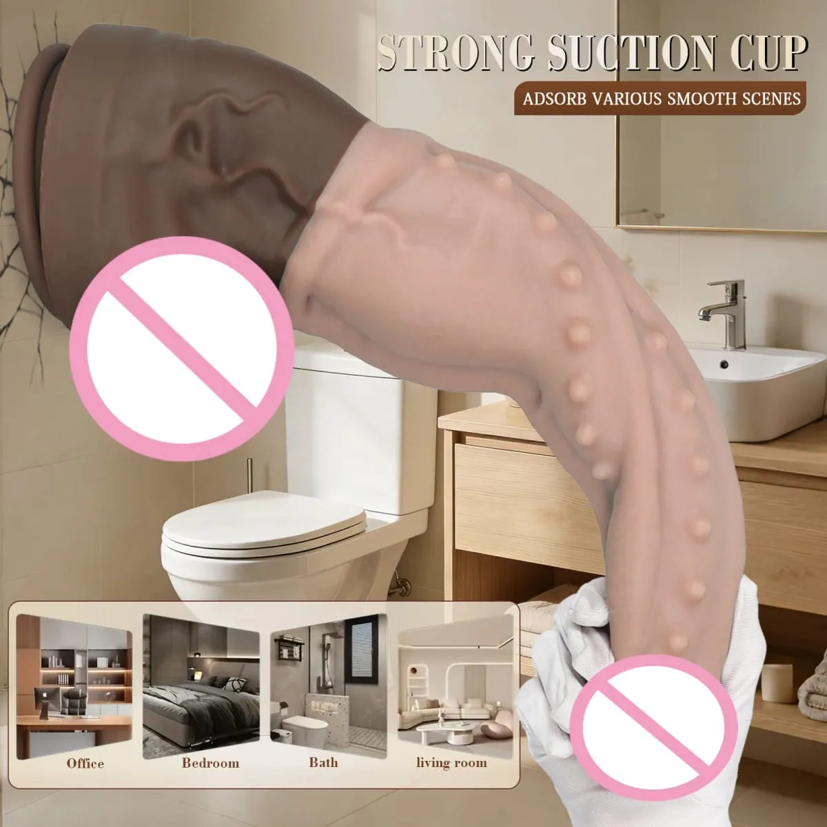 Νέα διπλής στρώσης σιλικόνης Big Dildo Realistic Fake Long Dick Πισινό πέος Παιχνίδια σεξ για ενήλικες για γυναίκες, άντρες Πρωκτικό μασάζ κόλπου18