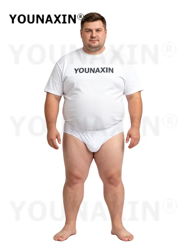 7 Pieces Overweight Men's Big And Tall White Briefs Cotton Plus Size Underwear Panties Undies L XL 2XL 3XL 4XL 5XL 6XL 7XL 8XL — image 13