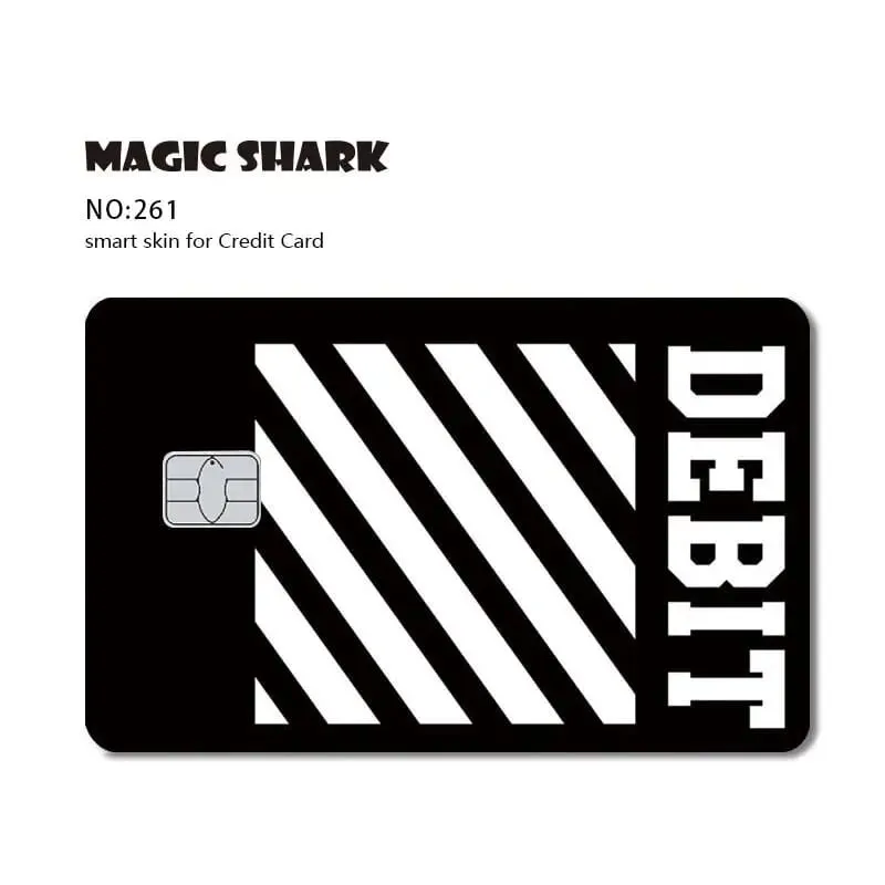 Magic Shark Dog Meme Hunter Snake Stonks 3M ματ μπροστινό αυτοκόλλητο PVC Κάλυμμα μεμβράνης για τραπεζική χρεωστική πιστωτική κάρτα — image 11