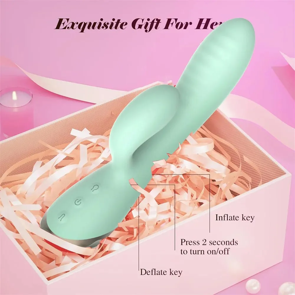 הרחבה מתנפחת רטט G-Spot לעיסוי דגדגן ממריץ צעצועי מין למבוגרים לנשים בריאות מינית מאוננת נשית — image 5