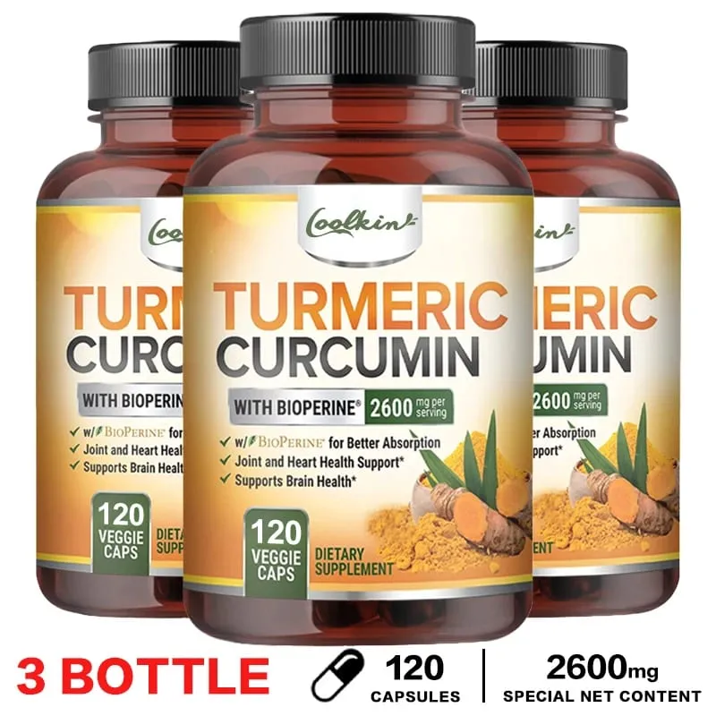 Curcumin Capsules Natural Joint Support with Black Pepper - Relieve Joint Pain — image 11