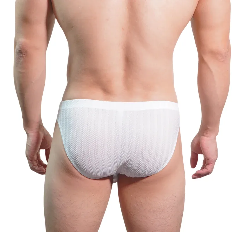 Men Bikini Sexy Briefs Underwear Lace Butt-lifting Male Panties Cuecas Calzoncillos Hombre Slips Quick Dry Mens Elastic Lingerie