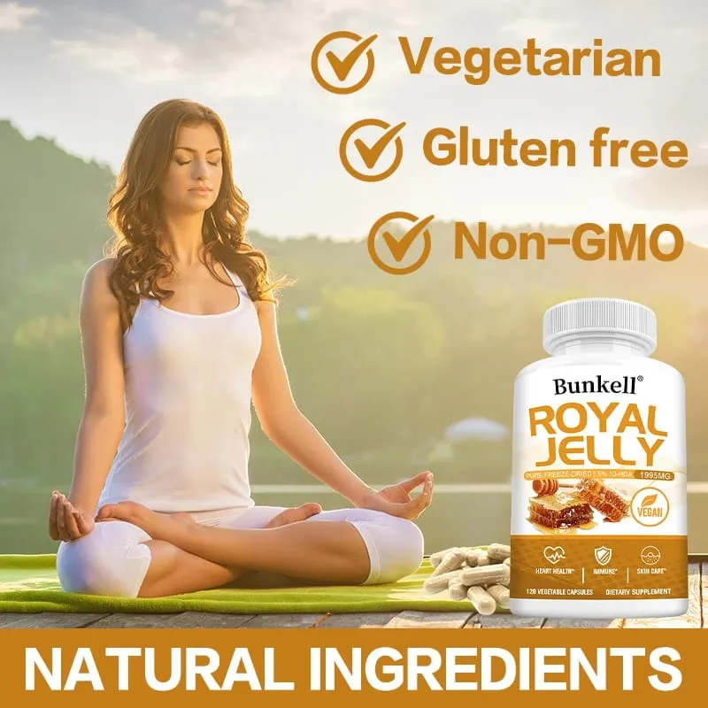 Méhpempő 1995 Mg – Ízülettámogató antioxidáns, támogatja az immunrendszert, szív- és érrendszeri egészség – GMO-mentes gluténmentes formula — image 6