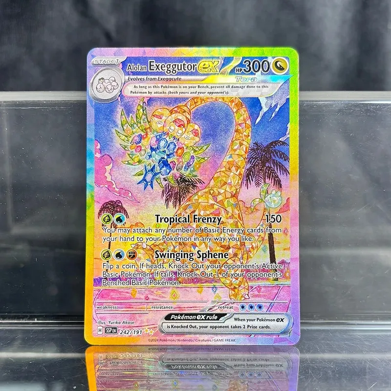 אוסף משחקי מסחר הולוגרפי PTCG כרטיסי פרוקסי Charizard Pikachu Mew EX Singl PKM Foil Cards Gengar VMAX Skyridge (SK) — image 15