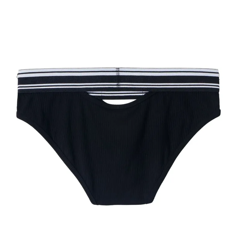 Jockmail Mens Underwear New Arrivalmen Briefs Plaid Pit Cotton Sexyu Bag Front and Rear Openings Cut Outlow Waist Breathable — image 14