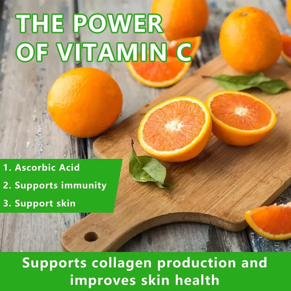 Βιταμίνη C 1000 Mg - με Citrus Rosehip Ανοσοποιητική Υποστήριξη Παραγωγή Κολλαγόνου Υγεία του Δέρματος Αντιοξειδωτικό 120 Κάψουλες — image 5