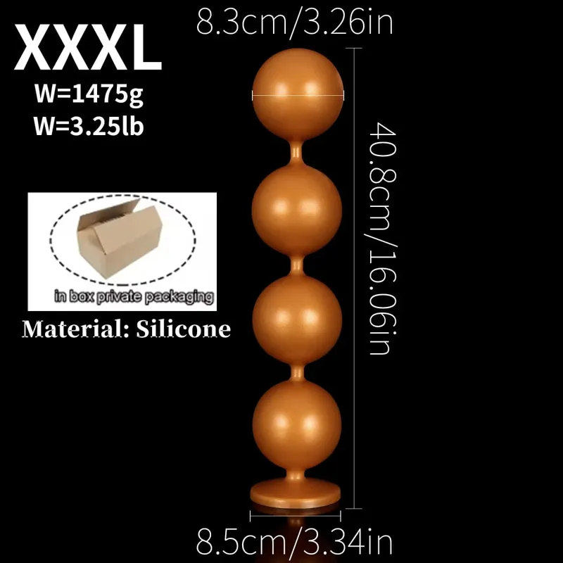 Super Long Anal Beads Anal Plug Prostate Massage Big Butt Plug Vaginal Balls Anal Stimulation Pull Bead Dildo Deep Anal Sex Toys — image 13
