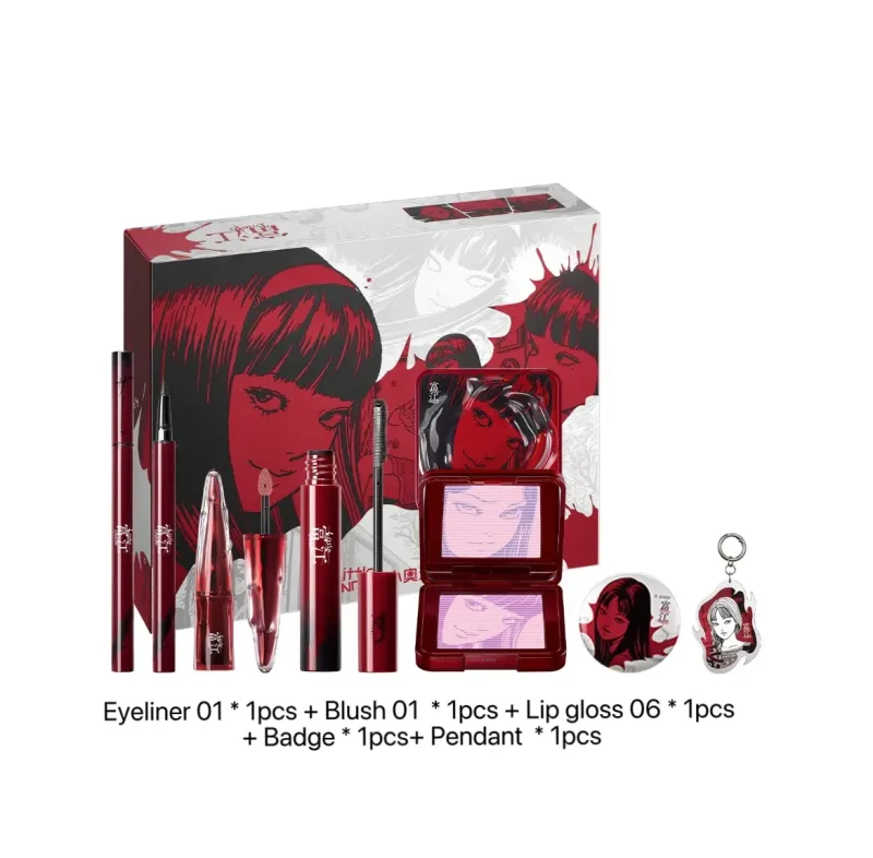 Little Ondine Limitate Κουτί δώρου 3D Floating Shadow Blush Palette Lip Tint Eyeliner Pencil Mascara blush Κραγιόν Σετ μακιγιάζ — image 11