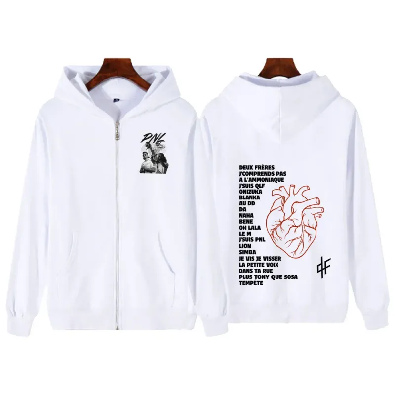 Rapper PLK Graphic Zipper Hoodies Men's Women Clothing Fashion Hip Hop Harajuku Oversized Zip Up Hoodie Sweatshirts Funny Wears