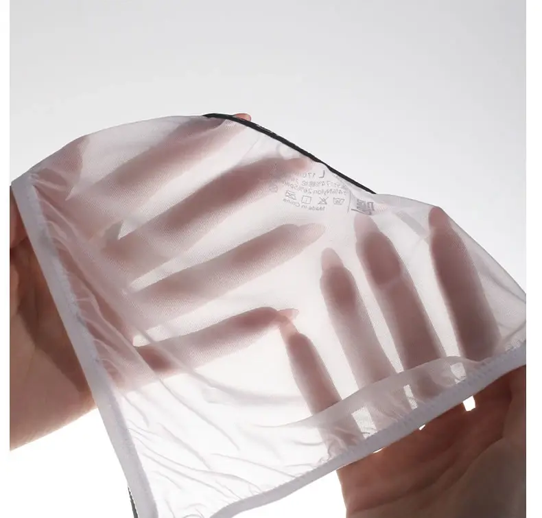 Men's Underwear Ultra-Thin Ice Silk Transparent Briefs Low-Rise U-Shaped Pouch with Separate Design — image 1