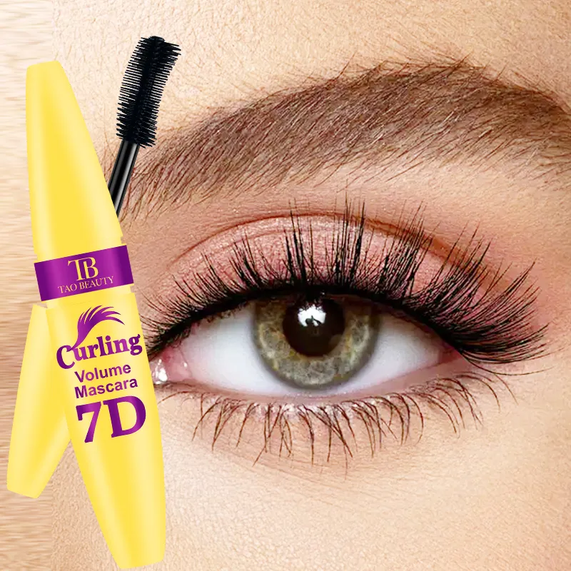 Black Waterproof Mascara for All Lengthening Makeup Products Eyelash Extension Curling Eye Lashes Mascara 7D Effect Eye Cosmetic — image 3