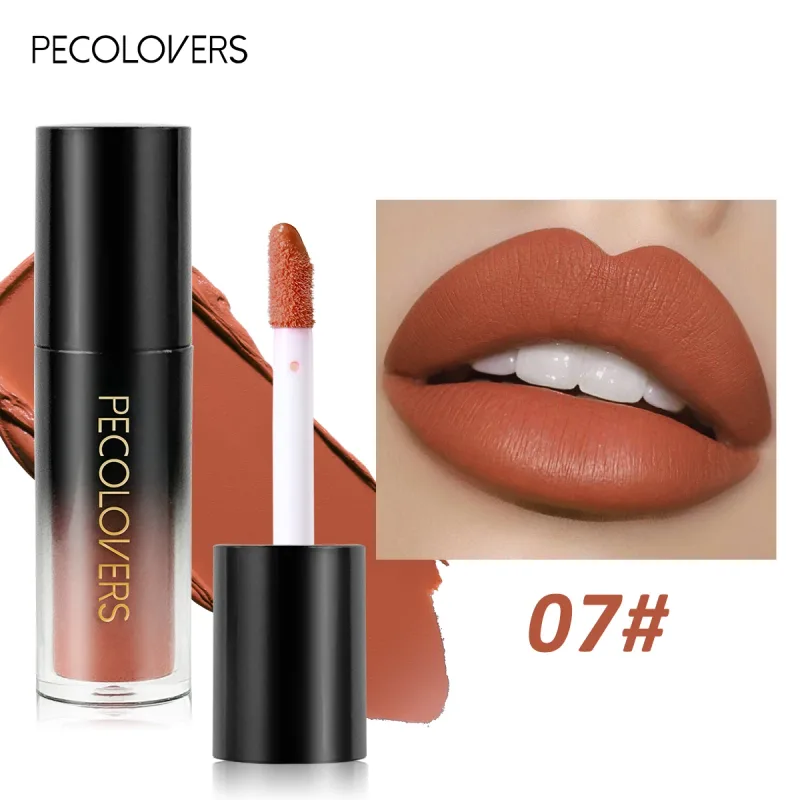 Πολλαπλών χρωμάτων Matte Velvet Lip Gloss Αδιάβροχο Αντικολλητικό Κύπελλο λείο κραγιόν για εφαρμογή υψηλής απόδοσης χρωμάτων — image 30