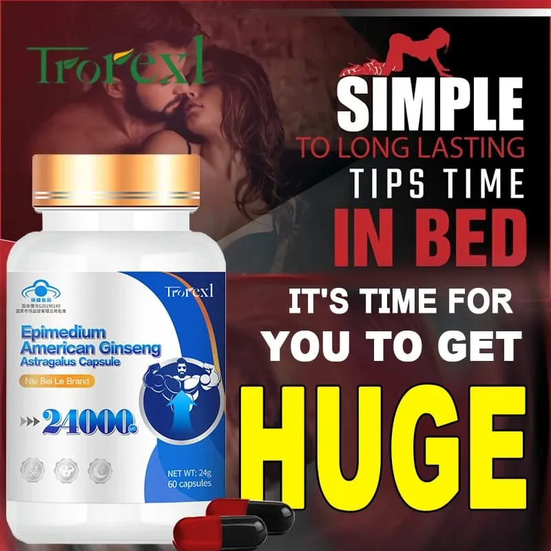 Ενίσχυση ενέργειας με εκχύλισμα Epimedium & Ginseng - Προωθεί τη δύναμη και την αυτοπεποίθηση - Ανδρικό καθημερινό συμπλήρωμα φυτικής ενίσχυσης