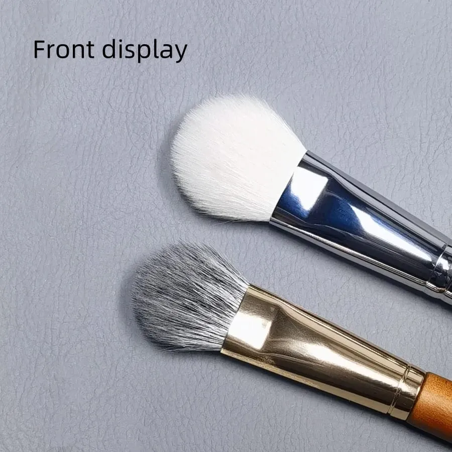 Natural Hair Blush Brush Face Highlighter Shadow Makeup Brushes Natural Goat Hairs Bronzer Pro Essential Cosmetic Tools — image 5