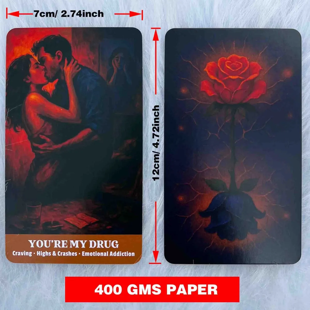 Messy Truth Card 54 Deck 13x8 cm Μαντικό παιχνίδι Ταρώ για ηλικίες 14+ Ανακαλύψτε το μονοπάτι σας για να ξεπεράσετε τις προκλήσεις Παιχνίδια με κάρτες — image 6