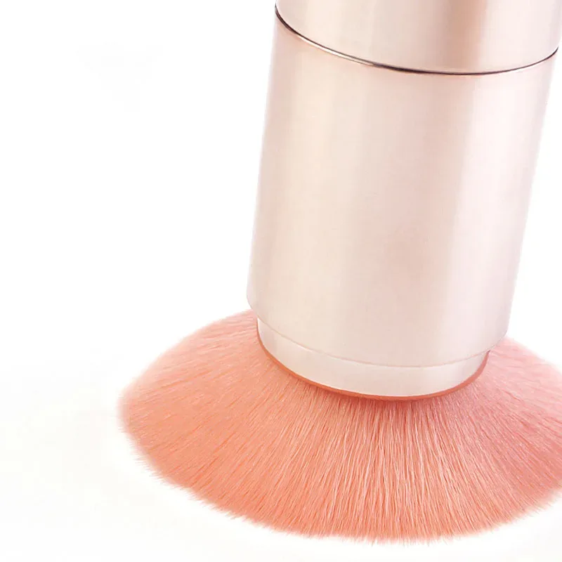 5 In 1 Portable Retractable Makeup Brushes For Foundation Eyebrow Lip Eyeshadow Loose Powder Cosmetic Set Makeup Brush Tools — image 5
